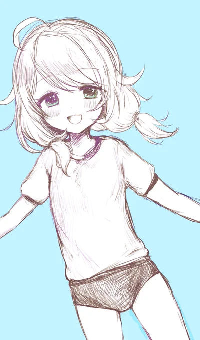 こずブルマ落書き 
