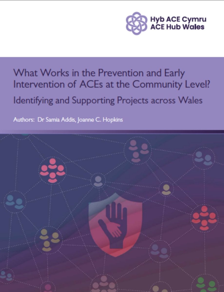 📢 New report: ‘What Works in the Prevention and Early Intervention of ACEs at the Community Level? Identifying and Supporting Projects across Wales'