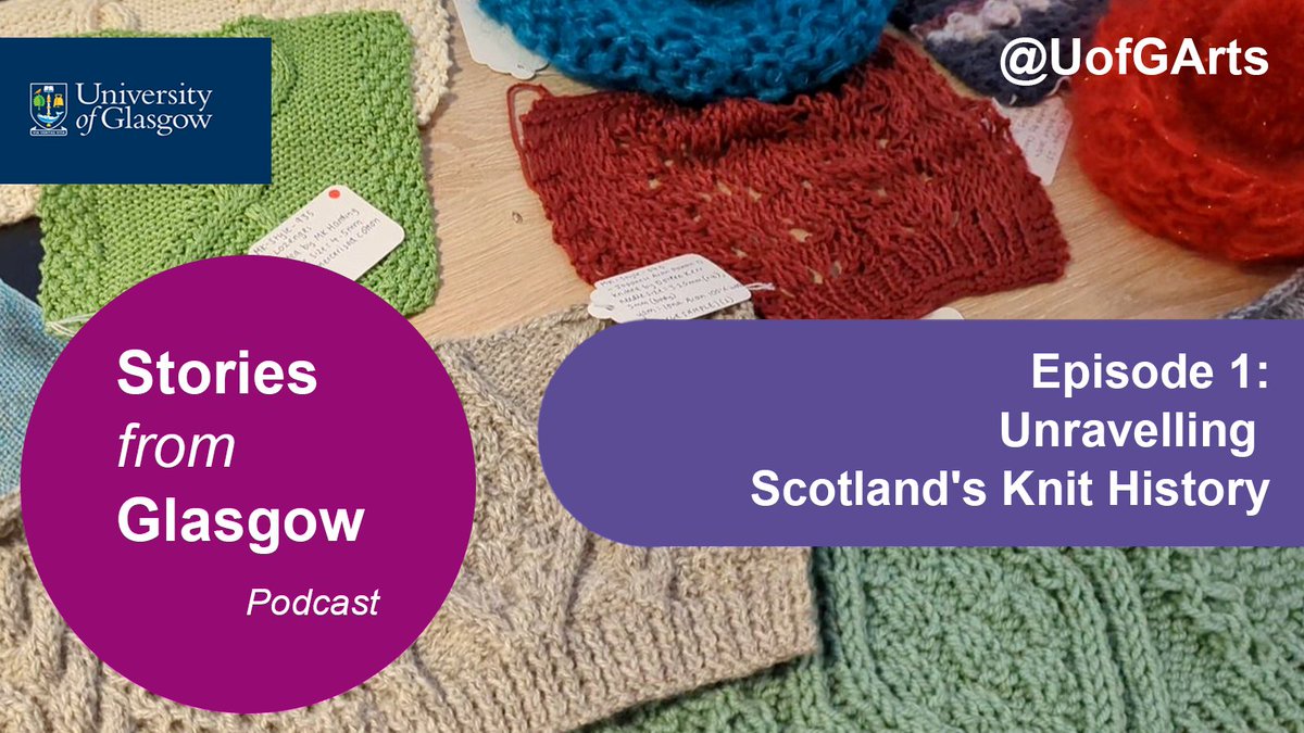 From exporting cashmere twinsets to Hollywood, and the worldwide popularity of Shetland wool, to the symphony of a knitting pattern... 

<a href="/UofGknitting/">Fleece to Fashion</a> join episode 1 of our new Stories From Glasgow podcast to share Scotland's knit history. 

Listen 🔊
ow.ly/bwJY50L1FMF