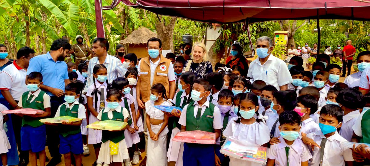 Jagath Abeysinghe π±π° (@presidentslrcs) on Twitter photo With the current economic crisis <a href="/SLRedCross/">Sri Lanka Red Cross Society</a> has taken steps to provide relief packs to school children in rural areas. I was fortunate enough to take <a href="/SarahHultonFCDO/">Sarah Hulton OBE</a> to witness our work in Thalawa, AβPura today. We have a lot more work to do. #lka #SLinRecovery With the current economic crisis <a href="/SLRedCross/">Sri Lanka Red Cross Society</a> has taken steps to provide relief packs to school children in rural areas. I was fortunate enough to take <a href="/SarahHultonFCDO/">Sarah Hulton OBE</a> to witness our work in Thalawa, AβPura today. We have a lot more work to do. #lka #SLinRecovery