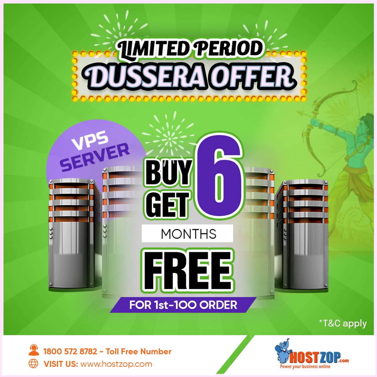 Hostzop's tweet photo. Hostzop's Dussera/Navarti Offer!😇
Grab the Festival offers from Hostzop! - BUY 6 MONTH! GET 6 MONTH FREE!
https://t.co/Ll8jkmFwC1

*T&amp;C apply
#dedicatedServer #VPS #cloudServer #VPSoffer #NavratriSpecial #gandhijayantispecial #DUSSERA #festivaloffers #diwali https://t.co/9YJk1kGP1d