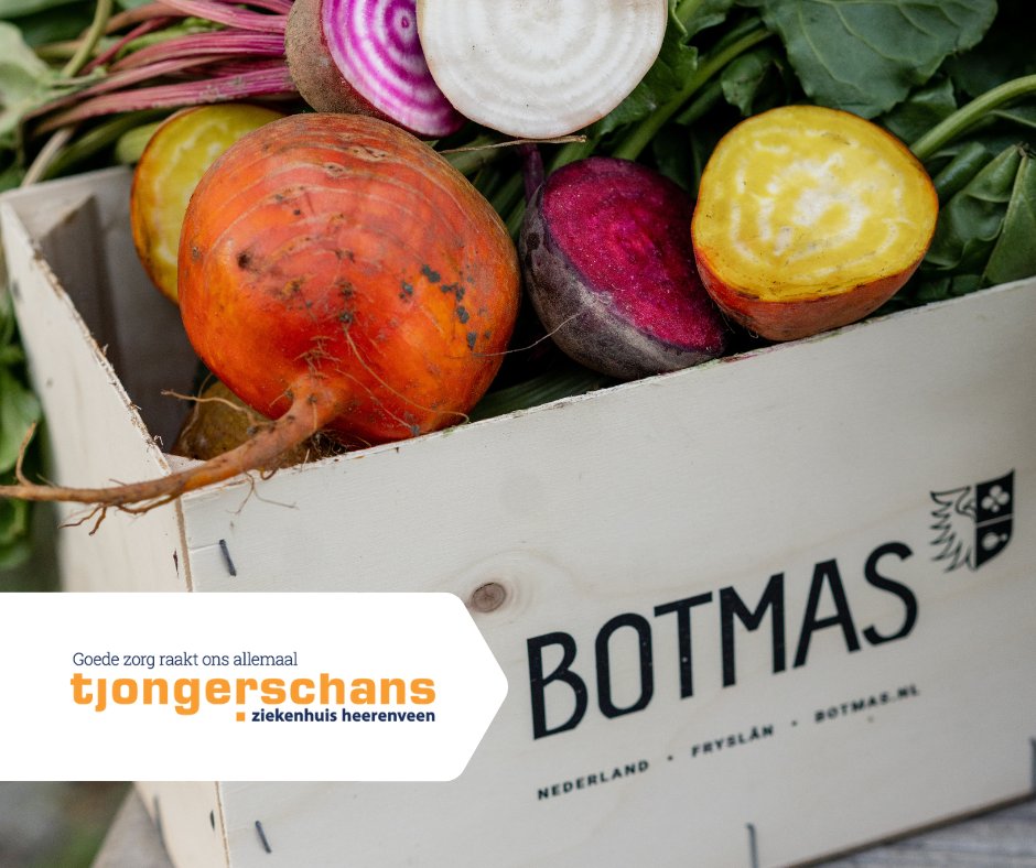 Vanaf vandaag krijgen patiënten van Tjongerschans een biologische maaltijd van Botmas voorgeschoteld. Lees meer: bit.ly/3RwNYMt

#tjongerschans #goedezorgraaktonsallemaal #duurzaam #biologisch #botmas #regeneratievelandbouw