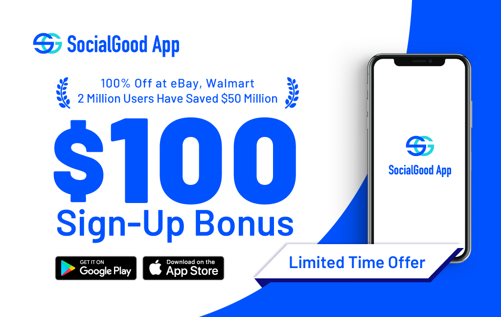 ⭐$100 Sign-Up Bonus – limited time offer⭐
Join 2 million users to earn free rewards every time you shop at eBay, AliExpress, Lazada, Shopee, Flipkart, Booking.com, and hundreds of other partnered sites.
Download now to start earning:
📲 socialgood.inc/?id=mwPN7i