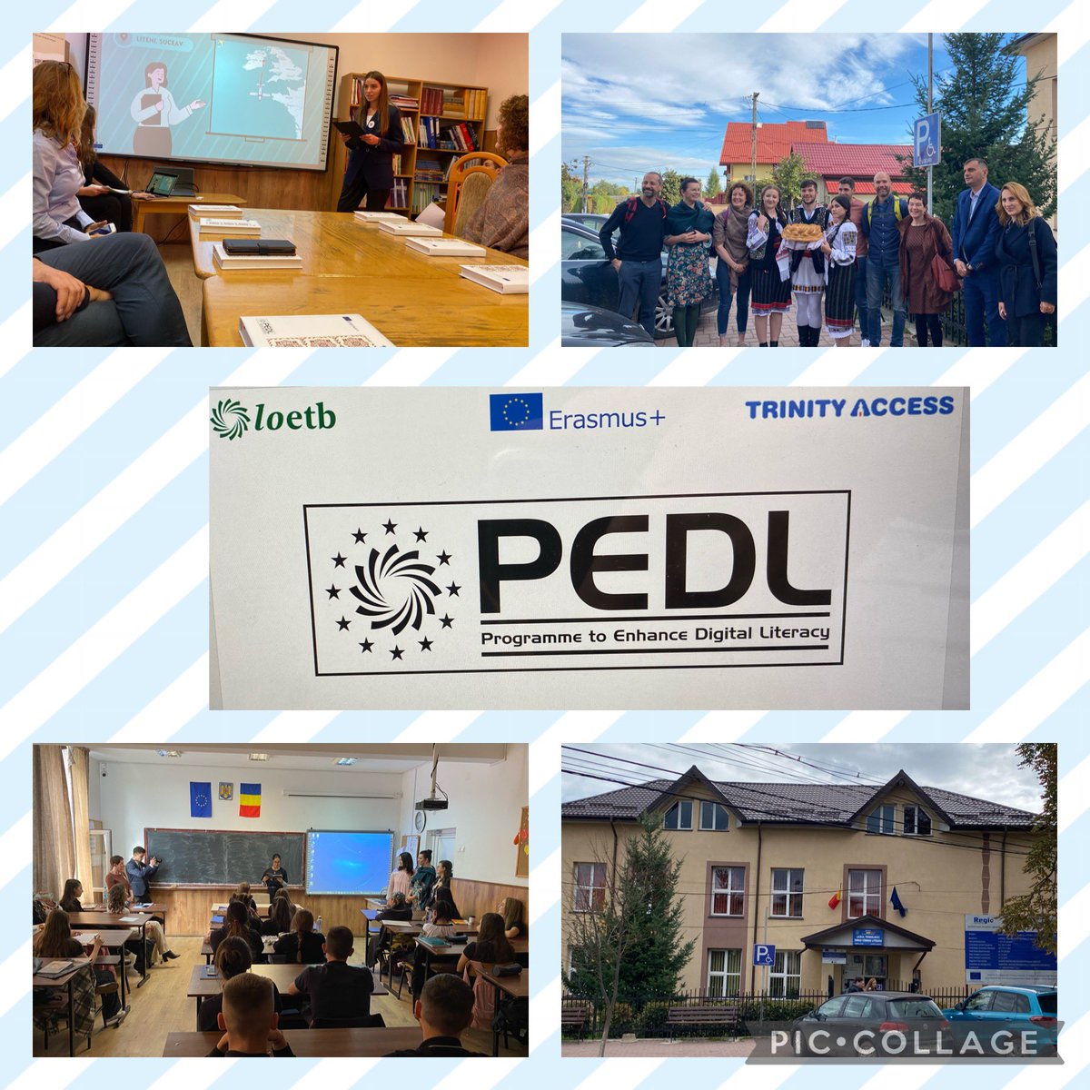 PEDL_Irl's tweet photo. Terrific start to our PEDL @EUErasmusPlus exchange of practice to Suceava, Rom. Thanks to Ela, @BrianaBelciug and the teachers and students of @PEDL_RO for hosting #PEDL_EU @PEDL_ESP @AccessTCD @laoisoffalyetb @Leargas https://t.co/jZvyx220xU