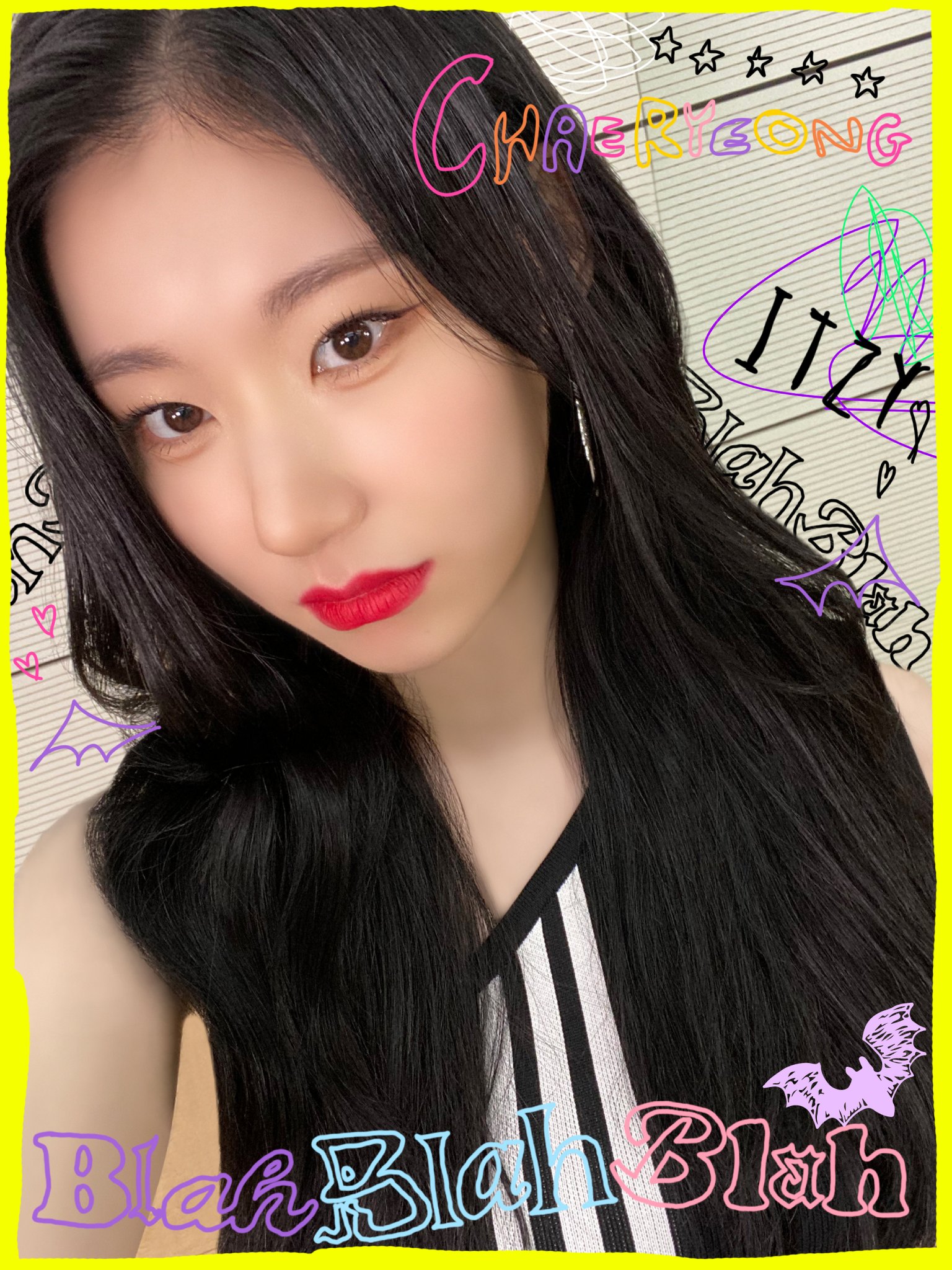 オンラインストア販売好調 ITZY ユナ 直筆サイン入り チェキ Blah Blah