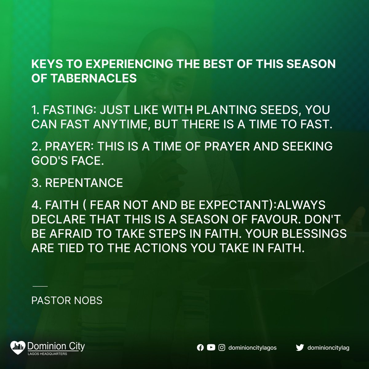 dominioncitylag's tweet photo. Sunday's Excerpt on "Feast Of Trumpet And Nigeria Independence" by Pastor Nobert Onaga. 

#DominionCity
#DCLagosHQ
#FeastOfTrumpet
#IndependenceService https://t.co/cDXsDmqYfP