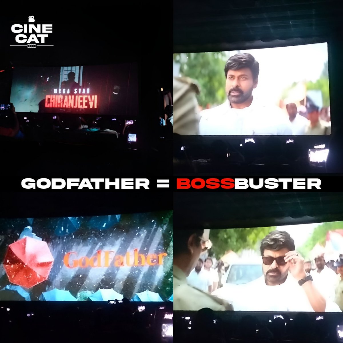 Suriyairwin's tweet photo. #Godfather #MegastarChiranjeevi #Mohanraja #Bossbuster ๐ฅ๐ฅ๐ฅ https://t.co/pnwIH8UEk1