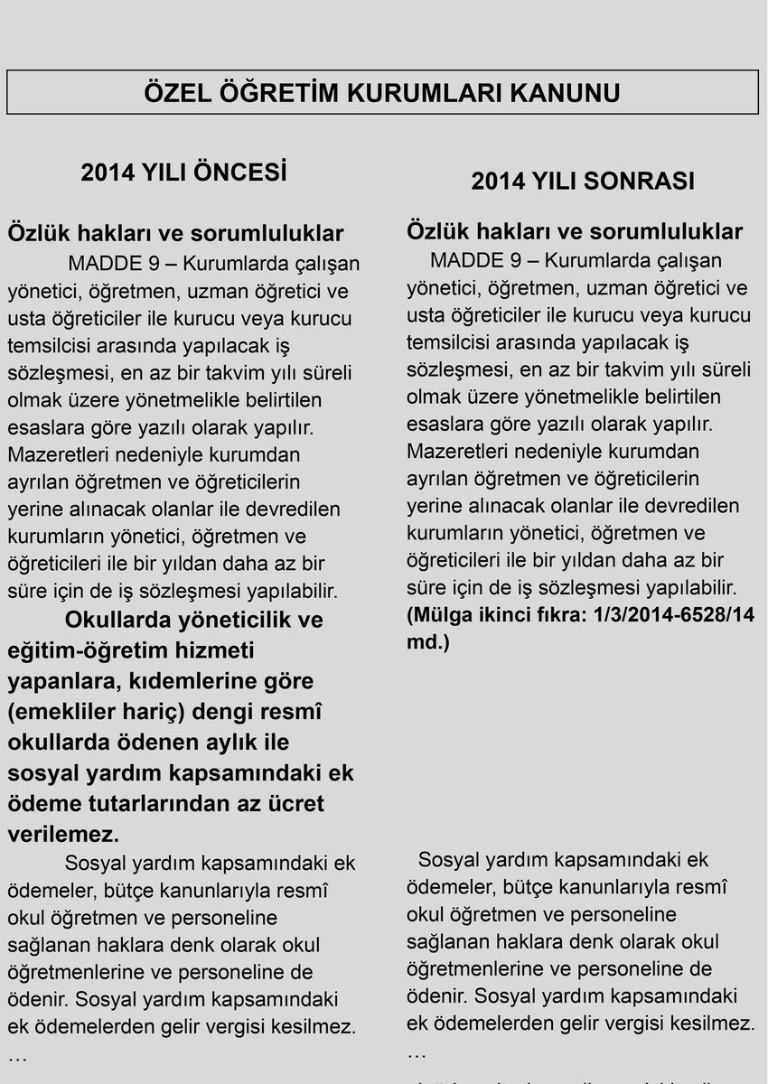 Özel sektörde, Özel Eğitim ve Rehabilitasyon Merkezlerinde eğitimcilerin öğretmenlerin emek sömürüsünün son bulması için #tabanmaaşhemen getirilerek daha önce olduğu gibi yasal güvence altına alınmalı. @tcmeb @yilmaznazif @omerinan06 @ogretmensendika
#5EkimDünyaÖğretmenlerGünü