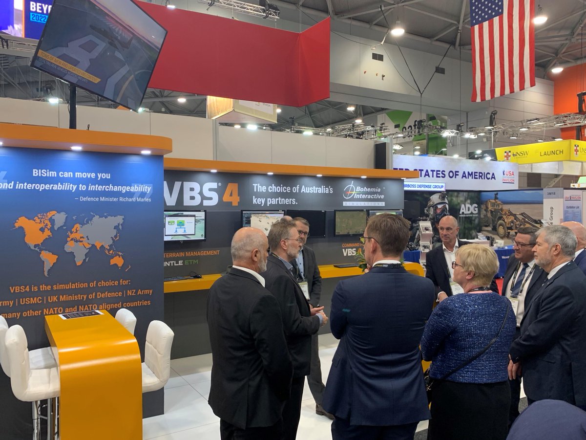 If you haven’t yet had an opportunity to visit the BISim #LandForces2022 stand (3J16), we will be back showcasing our simulation solutions tomorrow for the final day of the conference. Stop by for a hands-on demonstration of our #VBS4 and #MantleETM simulation products.