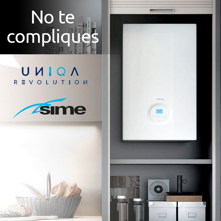 DimasaMalaga's tweet photo. No te compliques, en #Dimasa te proponemos la caldera de #Sime, #UniqaRevolution, la #caldera clase B que respeta los limites contaminantes y se instala como una caldera tradicional.

No necesita intubación de la chimenea ni descarga de la condensación ¡no puede ser más sencillo! https://t.co/Hb8JNSlFEp