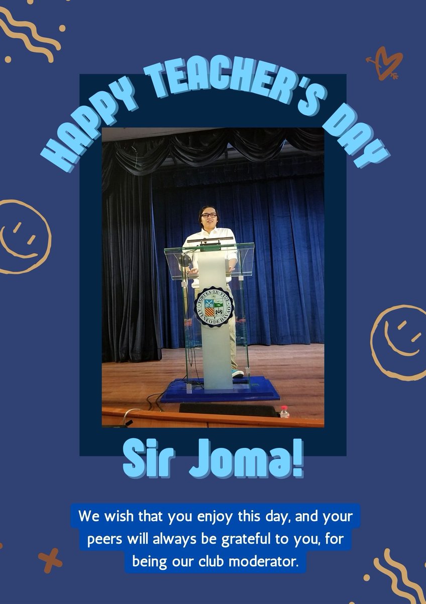 addushspml's tweet photo. TODAY | We want greet our lovingly Sir Joma, A HAPPY TEACHER'S DAY!💖 We will always be grateful to you sir!🫶 https://t.co/uZJOmhBcER