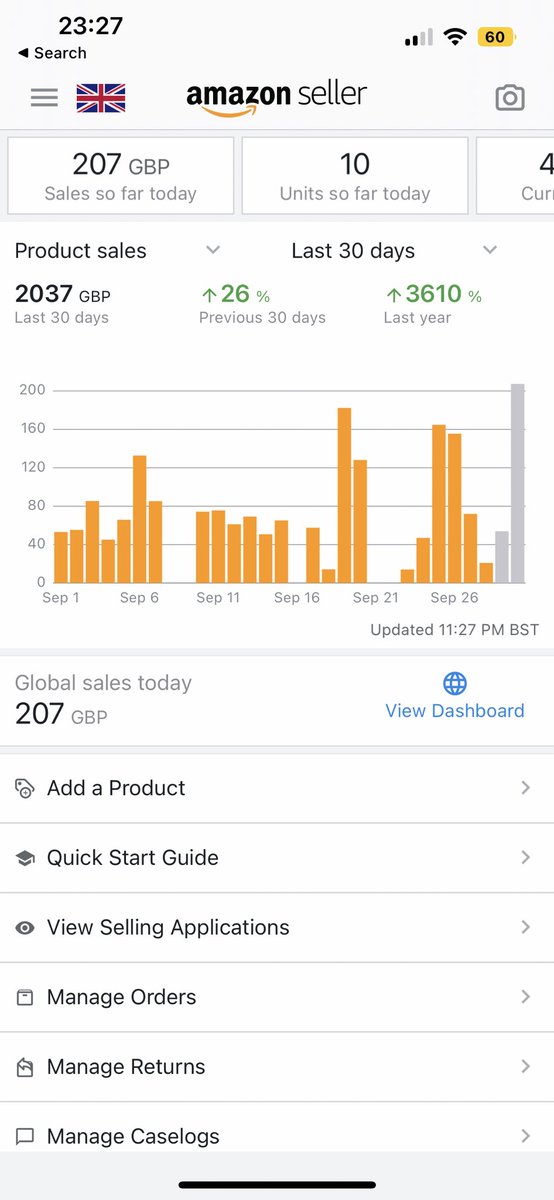 don_fba's tweet photo. My second official month September still slowly getting the hang of things and progressing. Gains🚀 @ATA__UK https://t.co/PenorpS8ZX