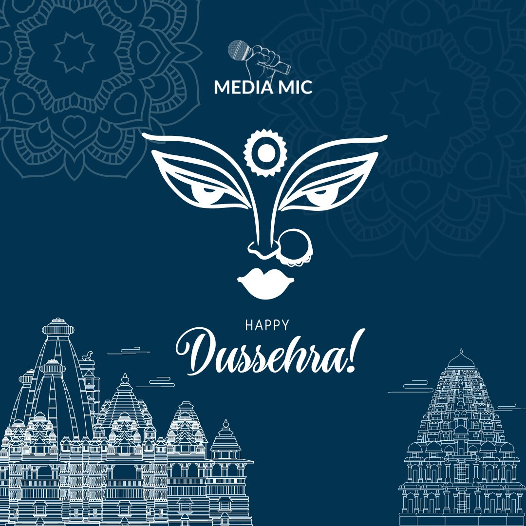 Kickstarting our #MediaMic on this auspicious day!! 🙏🙏

అందరికి దసరా శుభాకాంక్షలు!
Wishing you a very happy and joyous #Dussehra ❤️

#HappyDussehra #Dussehra2021