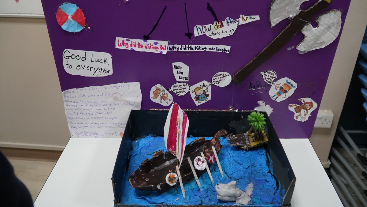 AIS_Grade6's tweet photo. Some spectacular Vikings Exhibits from #AISGrade6 students. #AISPrimarySch https://t.co/LvkS6aWopR