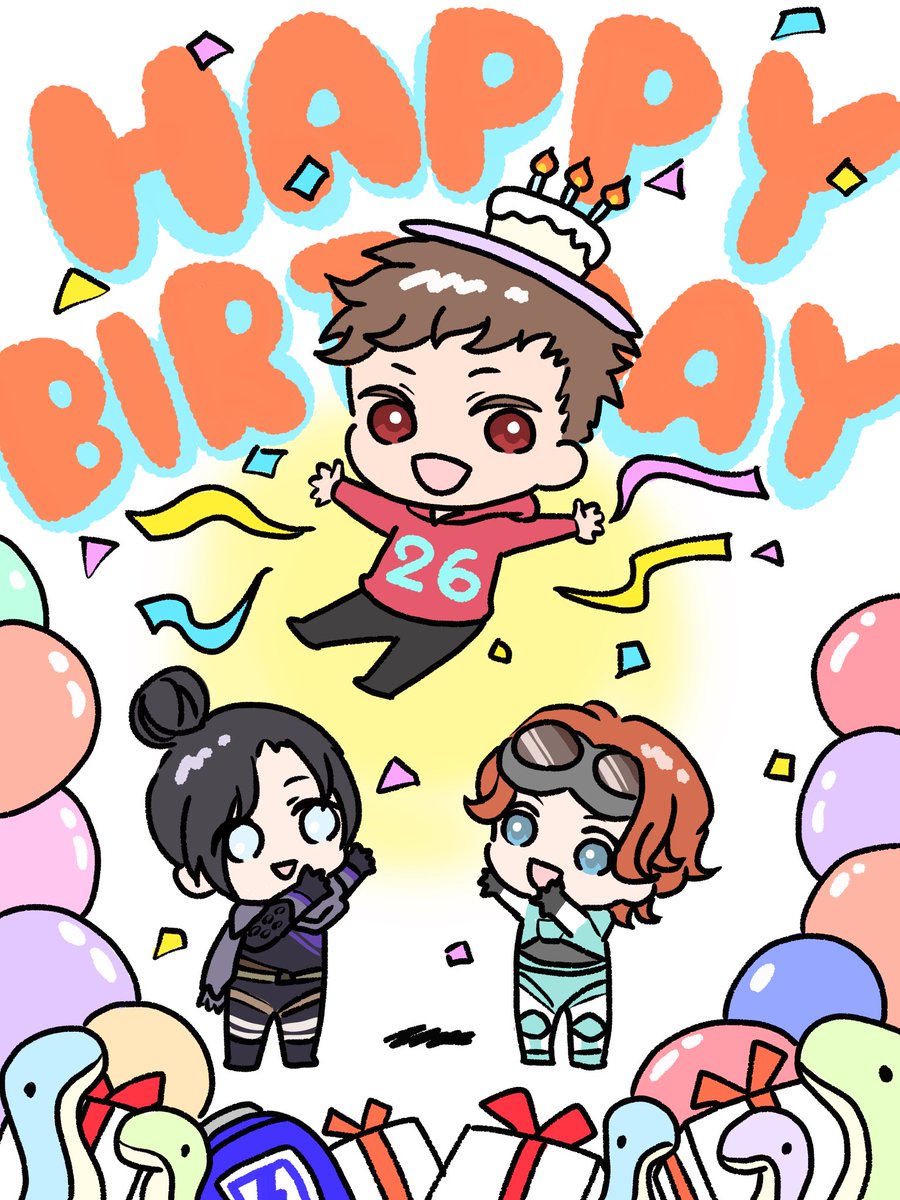 遅くなりましたがねくすとさん誕生日おめでとうございます🎉🎂
#ねく絵 