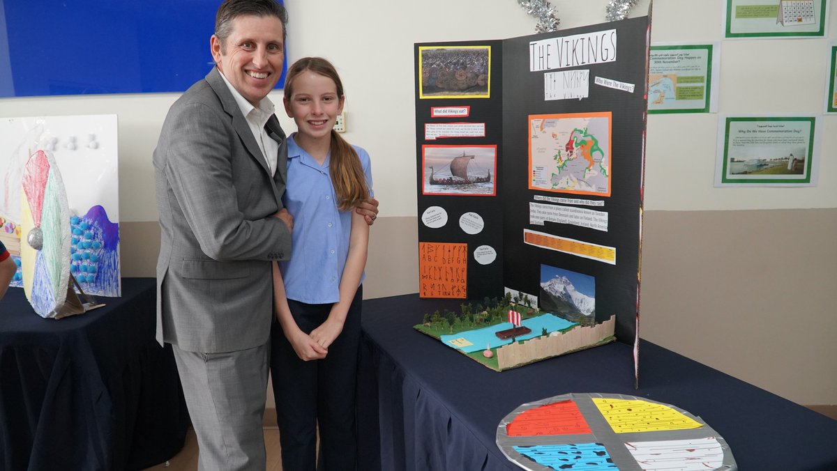AIS_Grade6's tweet photo. It was lovely to see our parents coming and supporting our students at the Vikings Exhibition. #AISGrade6 #AISPrimarySch https://t.co/3UmKdULlnH