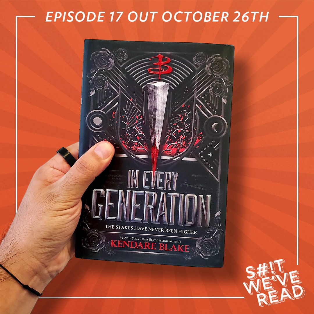 shitweveread's tweet photo. Joining us this month are returning guest host Z LaFrance and new guest host Megan Wilson to discuss the next generation of Slayers & Scoobies in @KendareBlake's #InEveryGeneration.
Listen to Ep17 starting 10/26! #shitweveread #booktwt #fantasybooks #vampires #bylonetwork https://t.co/yfJPeZOWEf