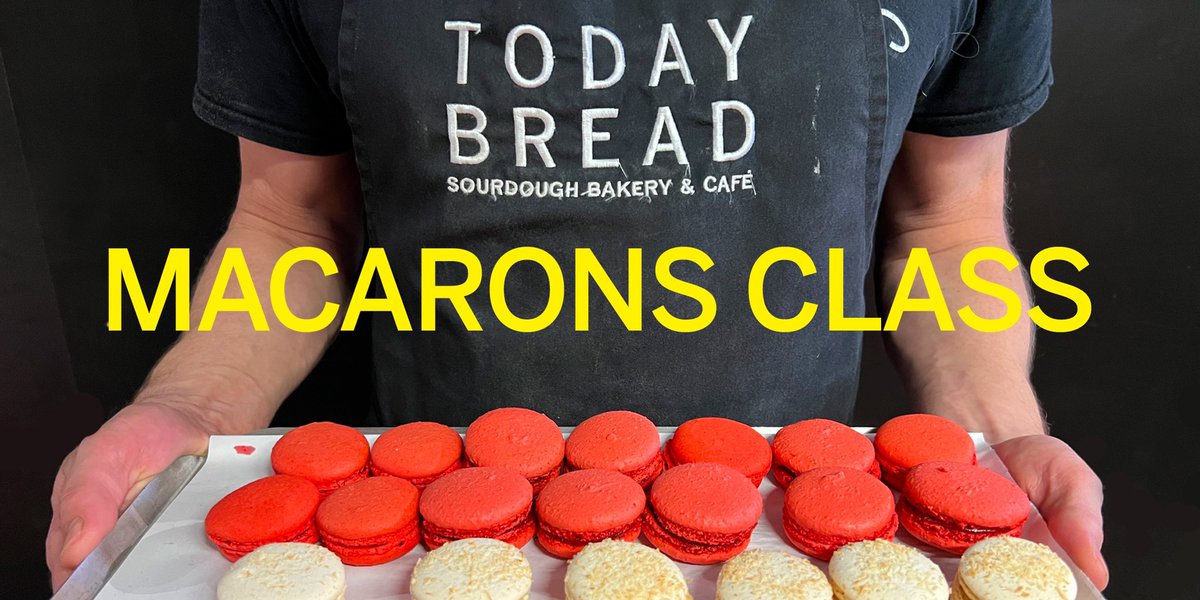 todaybread's tweet image. If you’ve ever tried baking macarons at home, you’ll know how fiddly they can be. Join our first class with French Pastry Chef @KellyNadjarian on Weds 2 Nov @ 17:30 

🎟 checkout.square.site/buy/M7YX55GXO3… 

#macaronsclass #macarons #pastryclass #learnmacarons