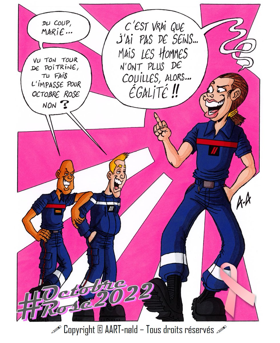Suivez <a href="/AARTnold/">AART-nøld Illustrations</a> pour d'autres dessins d'humour #Pompier 😉 🚒 

✅ Pour les BD 📚✏👉🏻 urlz.fr/h6Xr

#SapeurPompier #SapeursPompiers #Pompiers #Caserne #Dessin #DessinDuJour #DessinEnCours #BandeDessinee #Dessiner #JourDeGarde #OctobreRose #OctobreRose2022