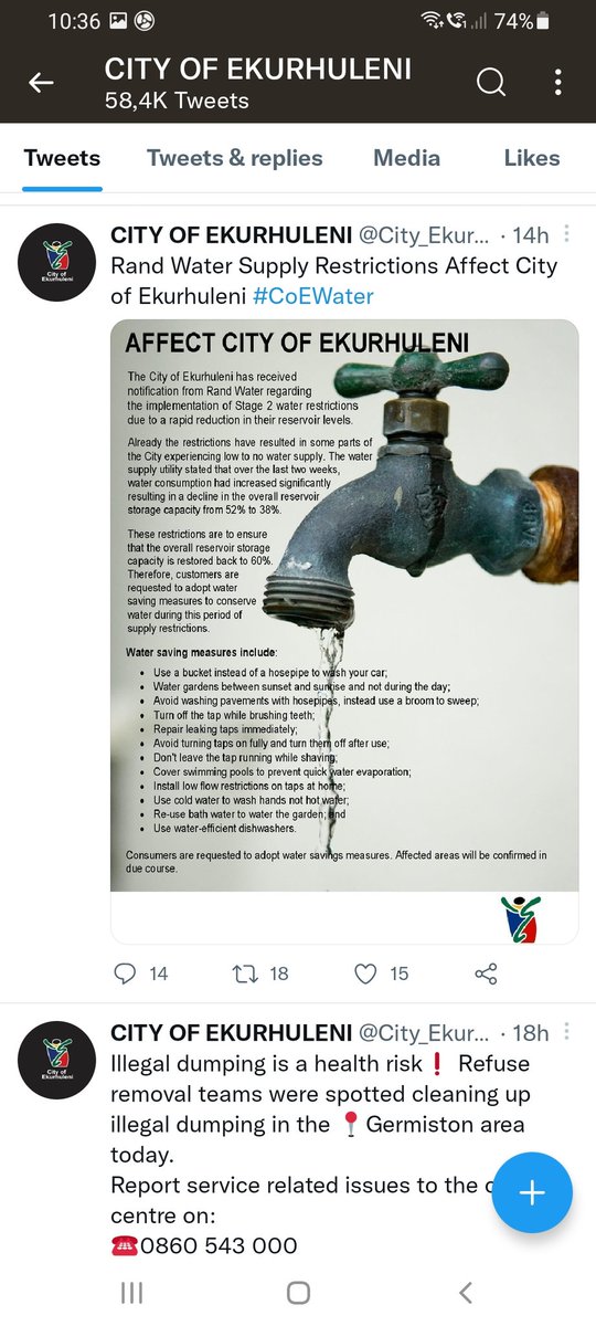 marikebotha's tweet photo. @CoE_Call_Centre @News24 @City_Ekurhuleni @Our_DA Oh my soul look on your own page @City_Ekurhuleni https://t.co/OYXUIrNkMi