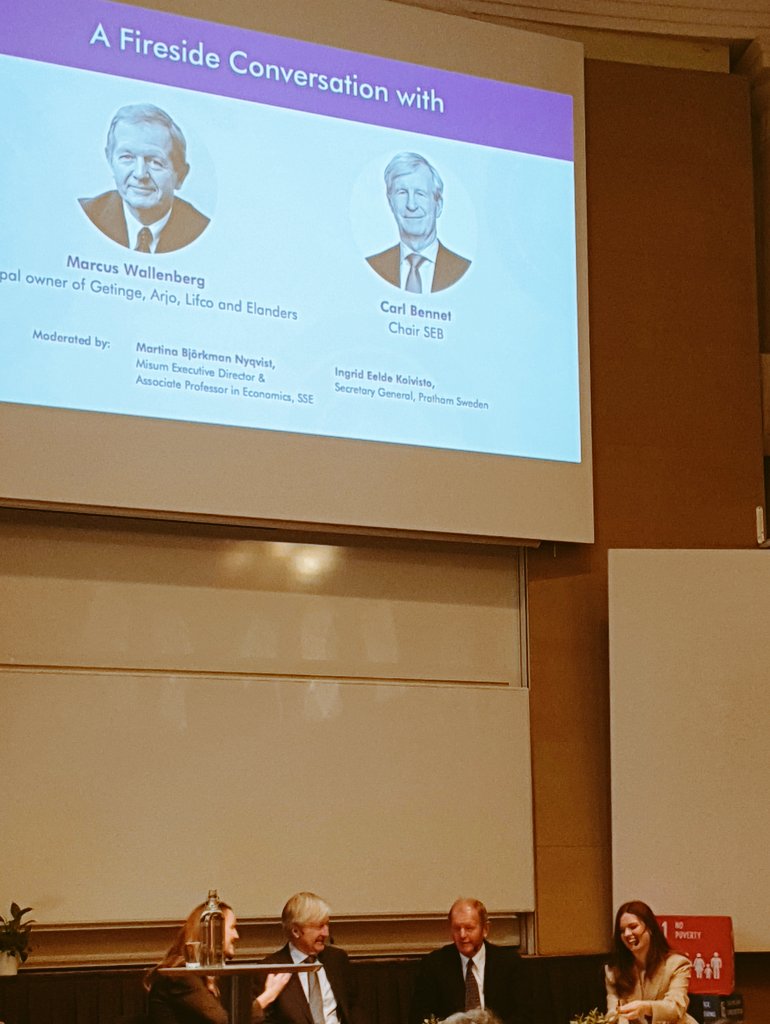 giomar_nilsson's tweet photo. Carl Bennet and Marcus Wallenberg:
 📌 understand the different perspectives of #sustainability
📌 understand what and how we actually measure #socialimpact &amp; #development
📌  understand the importance of #partnership with local actors

@misum_sse @Wstiftelserna @SEBGroup https://t.co/oVERWxZ7Fm