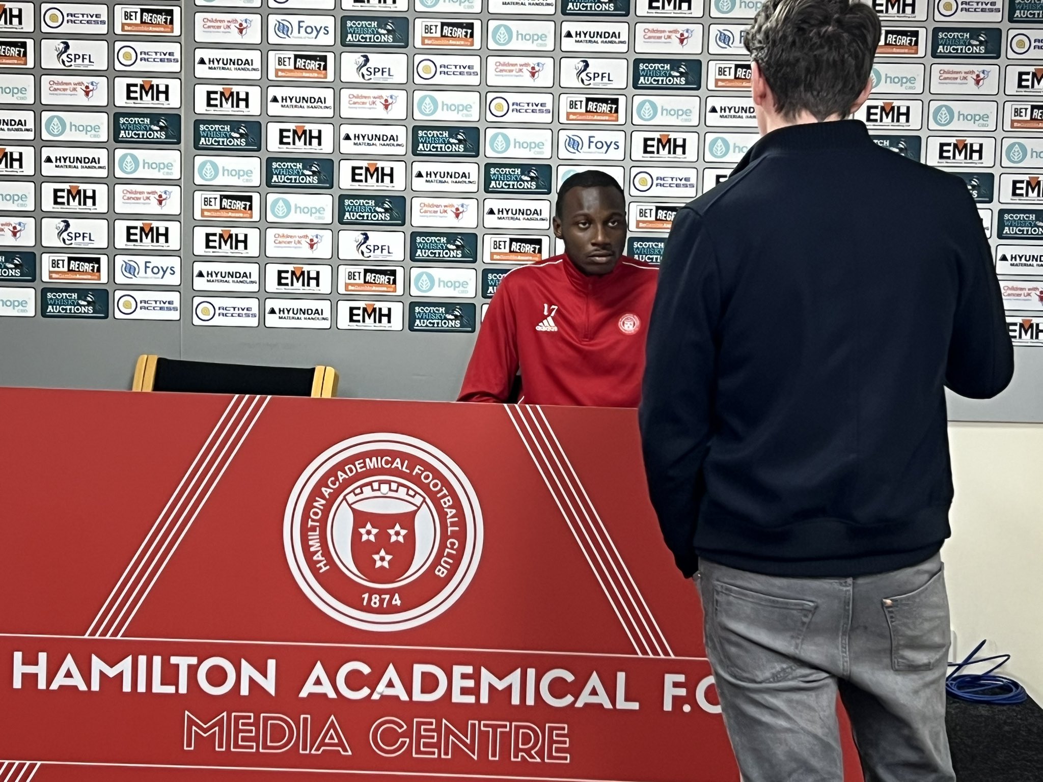 Hamilton Accies FC on Twitter "This morning Jean Pierre Tiehi is