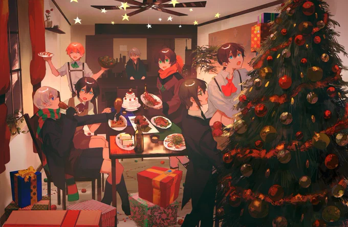 10月になったので…クリスマスのご依頼待ってます!クリスマスが好きなので、衣装デザイン、一枚絵たくさん描きたいです!王道の赤緑や、少しシックな感じなどなんでもできますクリスマス好きです 