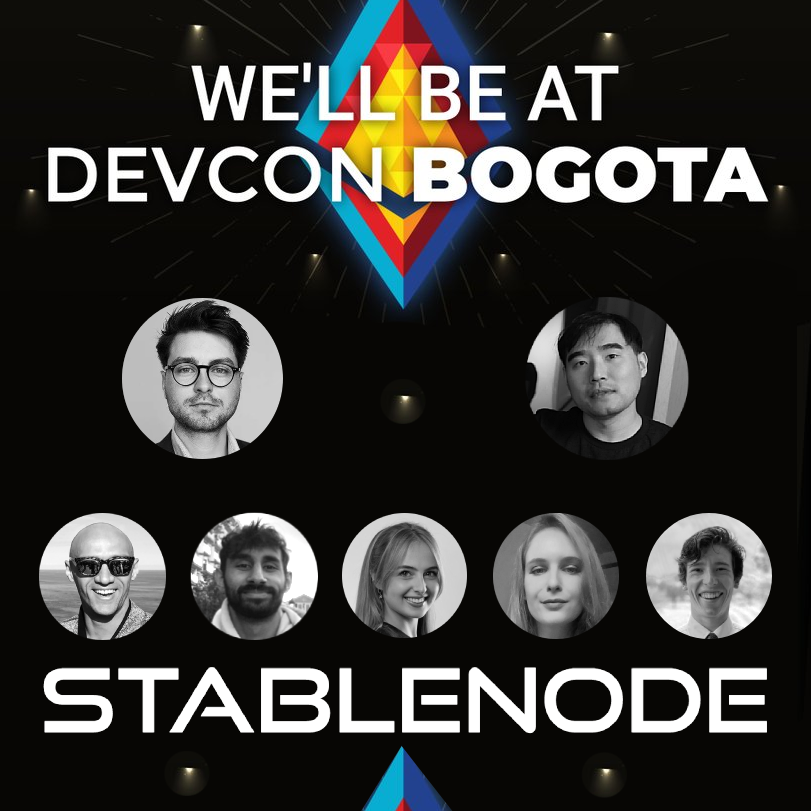 StableLab's tweet photo. The #StableNode team is coming to #Devcon, @EFDevcon.
Meet us in Bogota and let's talk all things #DAO:
- decentralized governance
- how to start & grow a DAO
- delegation
- compensation etc.
- tools
See you soon 👋 https://t.co/GdeXjen0Dj
