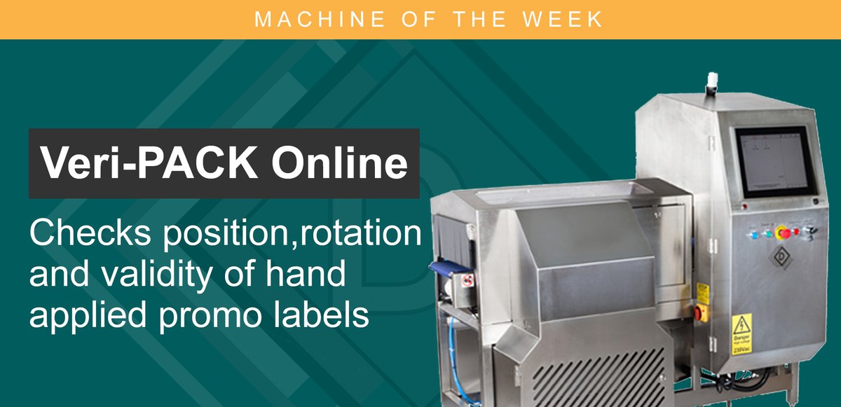 JentonGroup's tweet image. MACHINE OF THE WEEK.. JENTON DIMACO VERI-PACK SYSTEMS
Our Veri-PACK pack label verification systems check position, rotation &amp;amp; validity of hand applied promo labels avoiding label mix-ups, product recalls &amp;amp; avoid significant labour costs
dimaco.co.uk/products
#labelverification