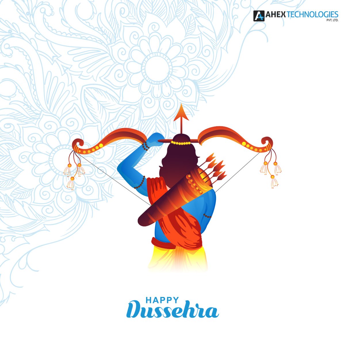 ahextechnology's tweet photo. May Lord Ram keep lighting your path of success and may you achieve victory in every phase of life. Happy Dussehra!
#ahextechnology #ahex #dussehra #dussehra2022 #happydussehra https://t.co/SDs7H5Wugf