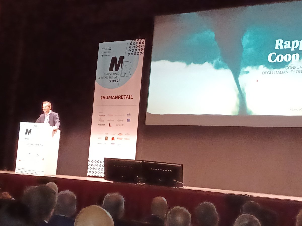 #humanretail Albino Russo, Ancc, "Gli italiani stanno vivendo questa svolta pericolosa della storia con lo spirito del suricato". Ottima metafora zoologica. Perenne stato di allerta.