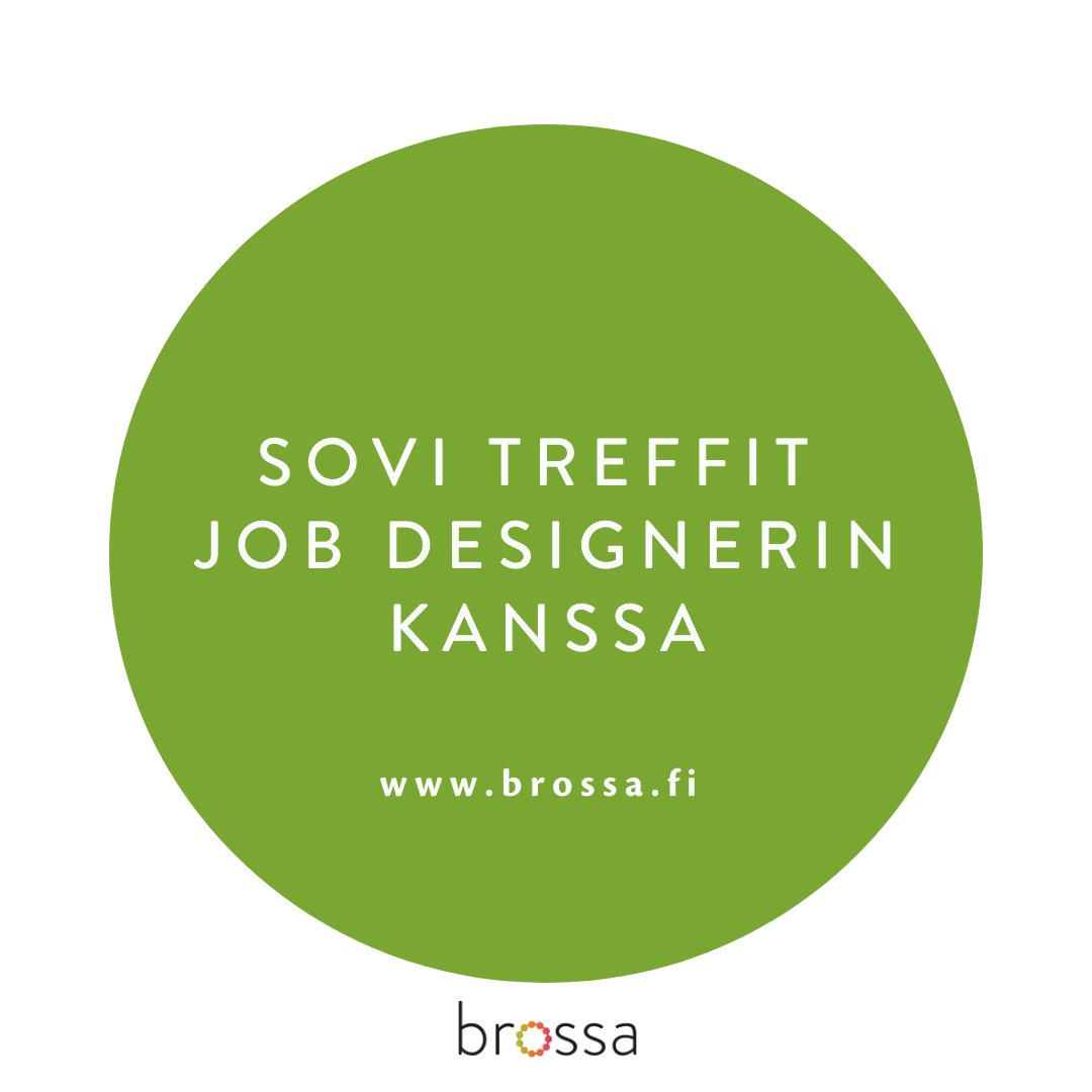Missä asioissa treffejä on jo sovittu?

💻 Organisaatiomuutoksen edistämiseen

💻 Työhyvinvoinnin ja työntekijäkokemuksen johtamiseen

💻 Arjen toimintakulttuurin uudistamiseen

Tämä sun pitää kokea itse! Varaa Teams -treffit job designerin kanssa: brossa.fi
