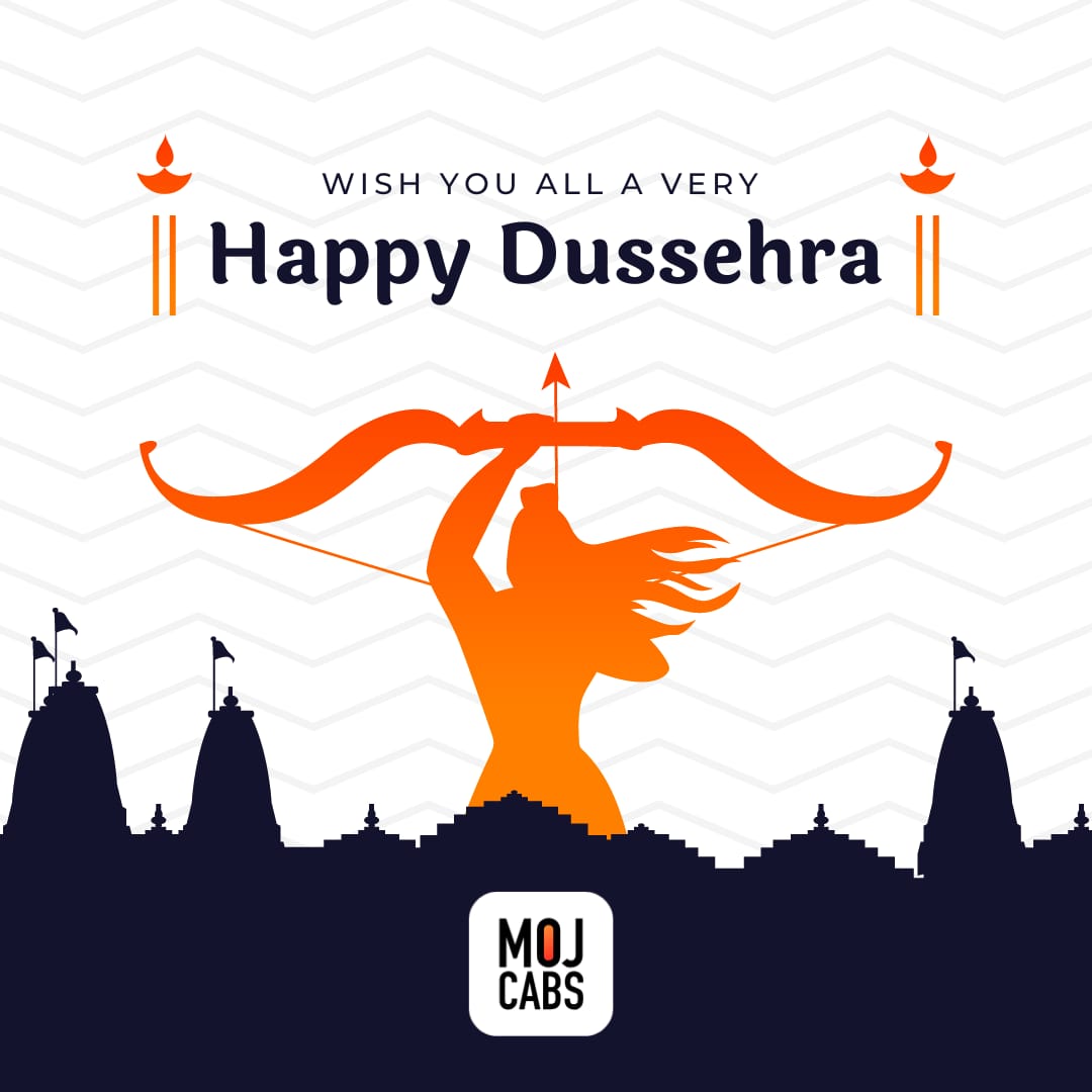 Mojcabs's tweet photo. May this Dussehra Fill Your Life With Happy Moments,
Positivity And Fulfill All Your Dreams.

#Dussehra #Vijayadashmi #dussehra2022 #ravandahan #Ram #FestivalOfVictory #journey #ride #travel #mojcabs https://t.co/2q4LMVyFAp
