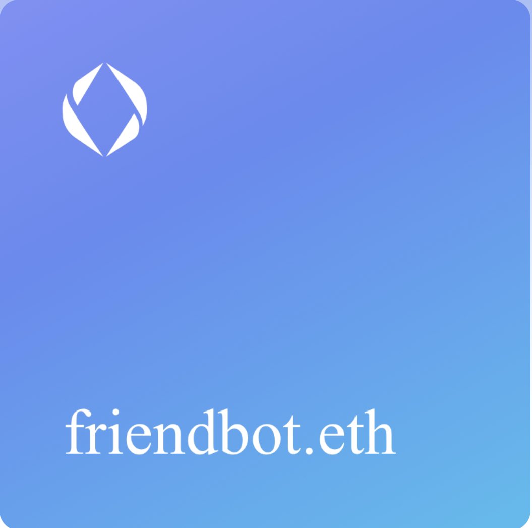 Astrodomains's tweet photo. friendbot.eth
advbot.eth
searchbot.eth
fixbot.eth
Listed 0.8 each 
#ens #ensdomain #ensdomains #ENSvision #nft #friendbot #searchbot #advbot #fixbot https://t.co/JRAbnXvYfu