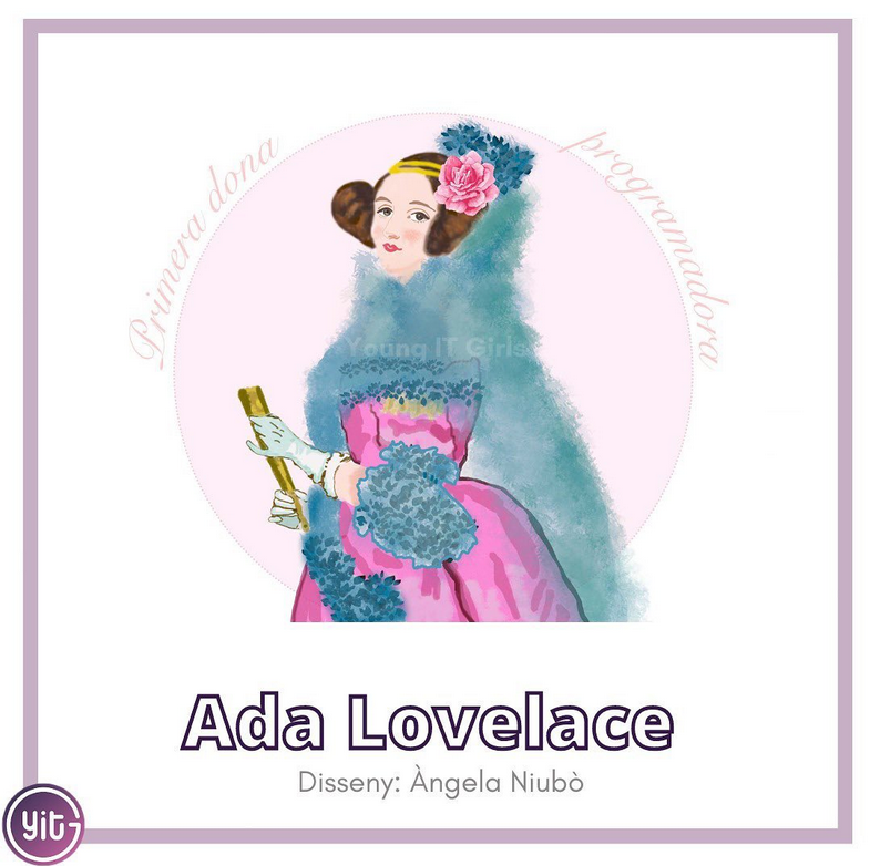 youngitgirls's tweet photo. 🗓 Avui estrenem el mes d'octubre amb l'Ada Lovelace (1815-1852).

🧮 Ella va ser una matemàtica i escriptora anglesa, la primera a reconèixer que la màquina tenia aplicacions més enllà del càlcul pur.

👩🏽‍💻Com a resultat, sovint se la considera la primera dona programadora!

#stem https://t.co/c7QmO7aZ0j