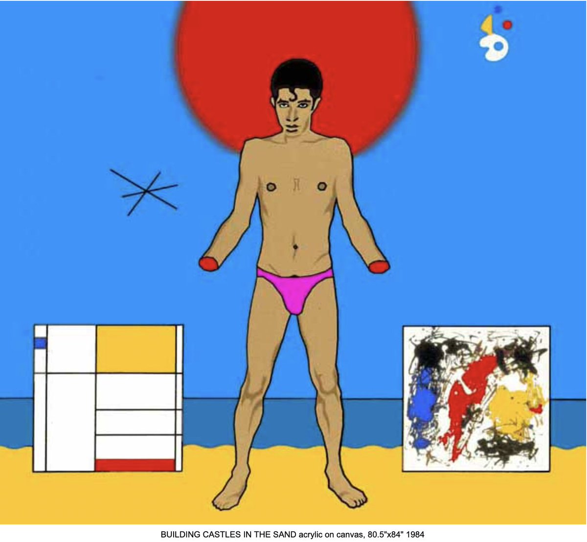 So excited to see these works by Duggie brought into the fold again thanks to @themoderninstitute &amp; <a href="/hedleysgroup/">Hedley's Group</a>. They have been in storage in the US for 25yrs.
#duggiefields #artist #worldwide