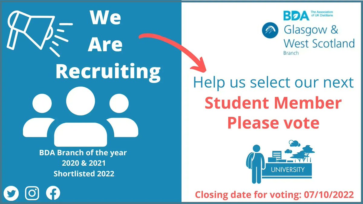 BDAWOSBranch's tweet photo. Thank you to everyone who has voted so far....TWO DAYS to go until voting closes (7th October 2022). @BDAWOSBranch members please take a few minutes to read the two fantastic student applications and place your vote 😀 https://t.co/xJURhHVNbH. https://t.co/fM7fLHtueV