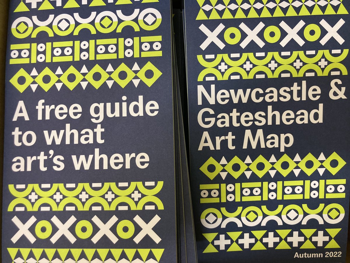 The Autumn 2022 edition of the Newcastle &amp; Gateshead Art Map is out now. Pick up a copy across town this week or get in touch if you need one posted out. The Boro Art Map follows next week!