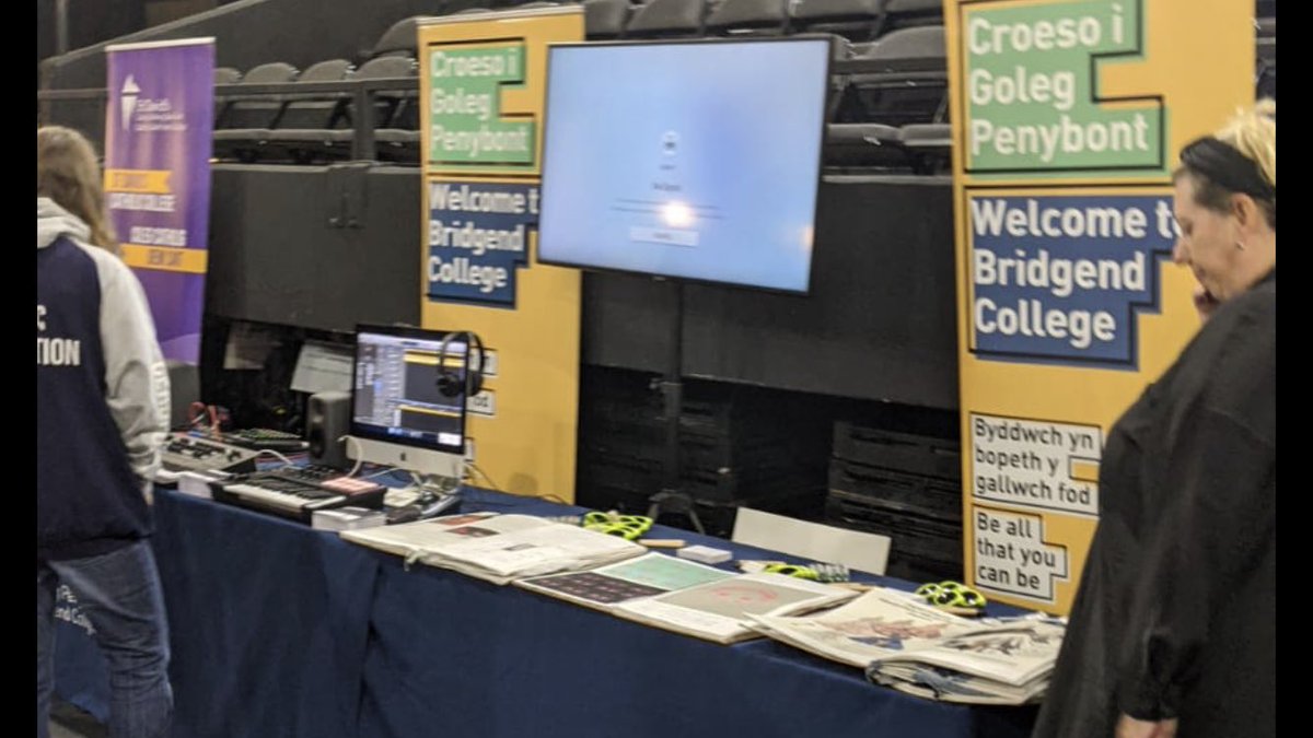 Cyfleoedd (@cyfleoedd) on Twitter photo The <a href="/BridgendCollege/">Coleg Penybont | Bridgend College</a> team are nearly ready to speak to hundreds of students at the <a href="/CareersWales/">Careers Wales</a> #Creative event in #Cardiff today! The <a href="/BridgendCollege/">Coleg Penybont | Bridgend College</a> team are nearly ready to speak to hundreds of students at the <a href="/CareersWales/">Careers Wales</a> #Creative event in #Cardiff today!