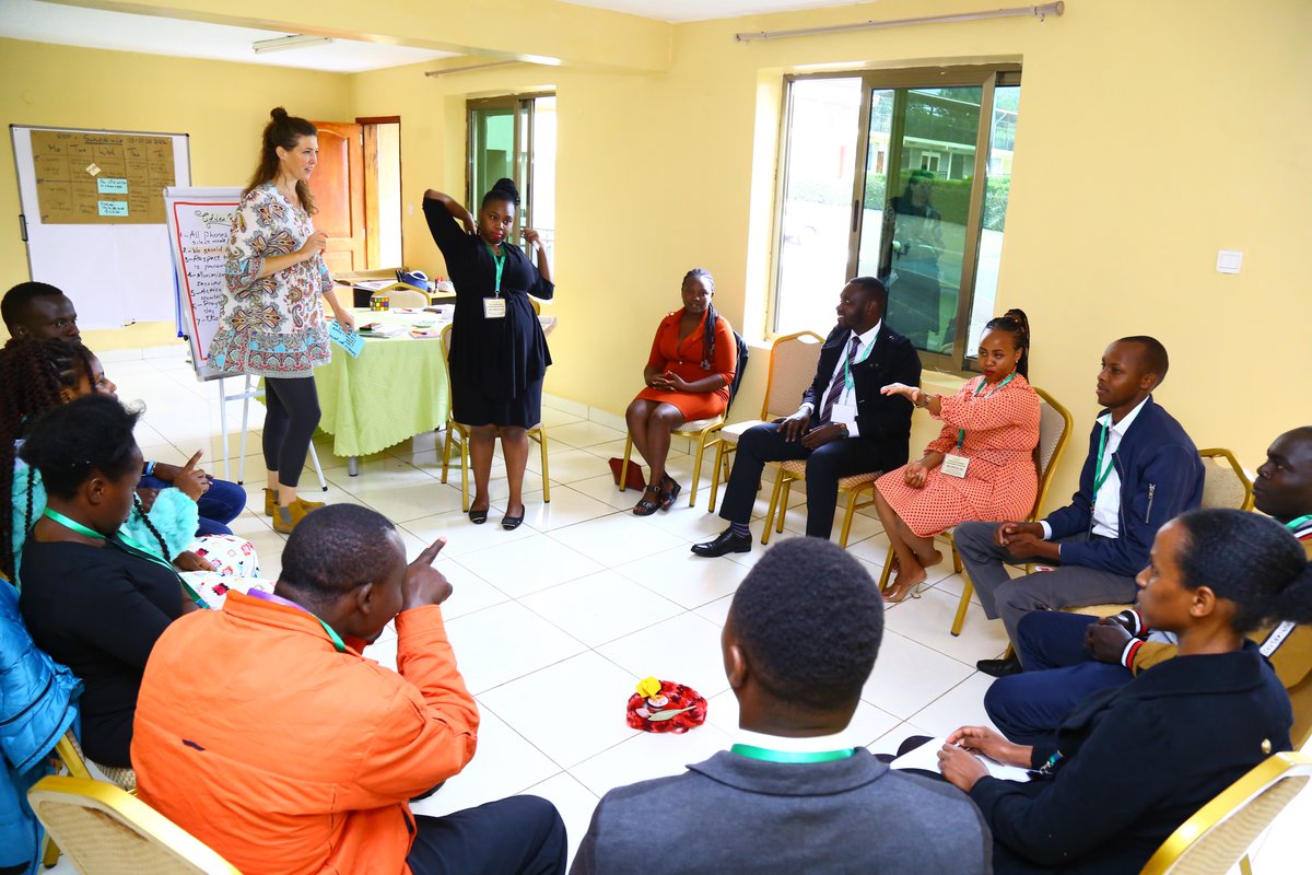kenaff_farmers's tweet photo. The week-long KENAFF Youth Development Programme (KYDP) Capacity Building Workshop is currently ongoing at the Farmers Conference Centre, facilitated by Ms. Sonja Dimter, AHA. @AHA_agrar 
#Youth
#ActionPlan https://t.co/hjOyaxBz4i