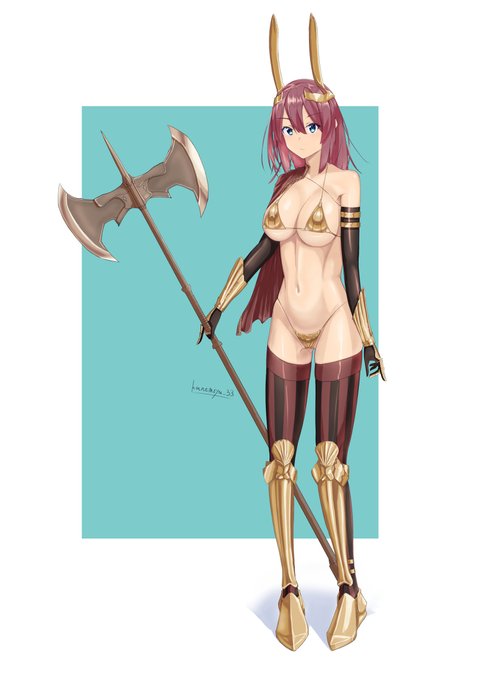 バニービキニアーマー #オリジナル #女の子 #ビキニアーマー https://t.co/ELYMeQ1YT1 