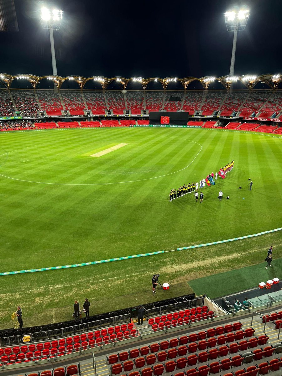 BlakeEdwards77's tweet photo. 😳 Not a great look a 11 days out from the #T20WorldCup. #AUSvWI https://t.co/kTPBrLquYS
