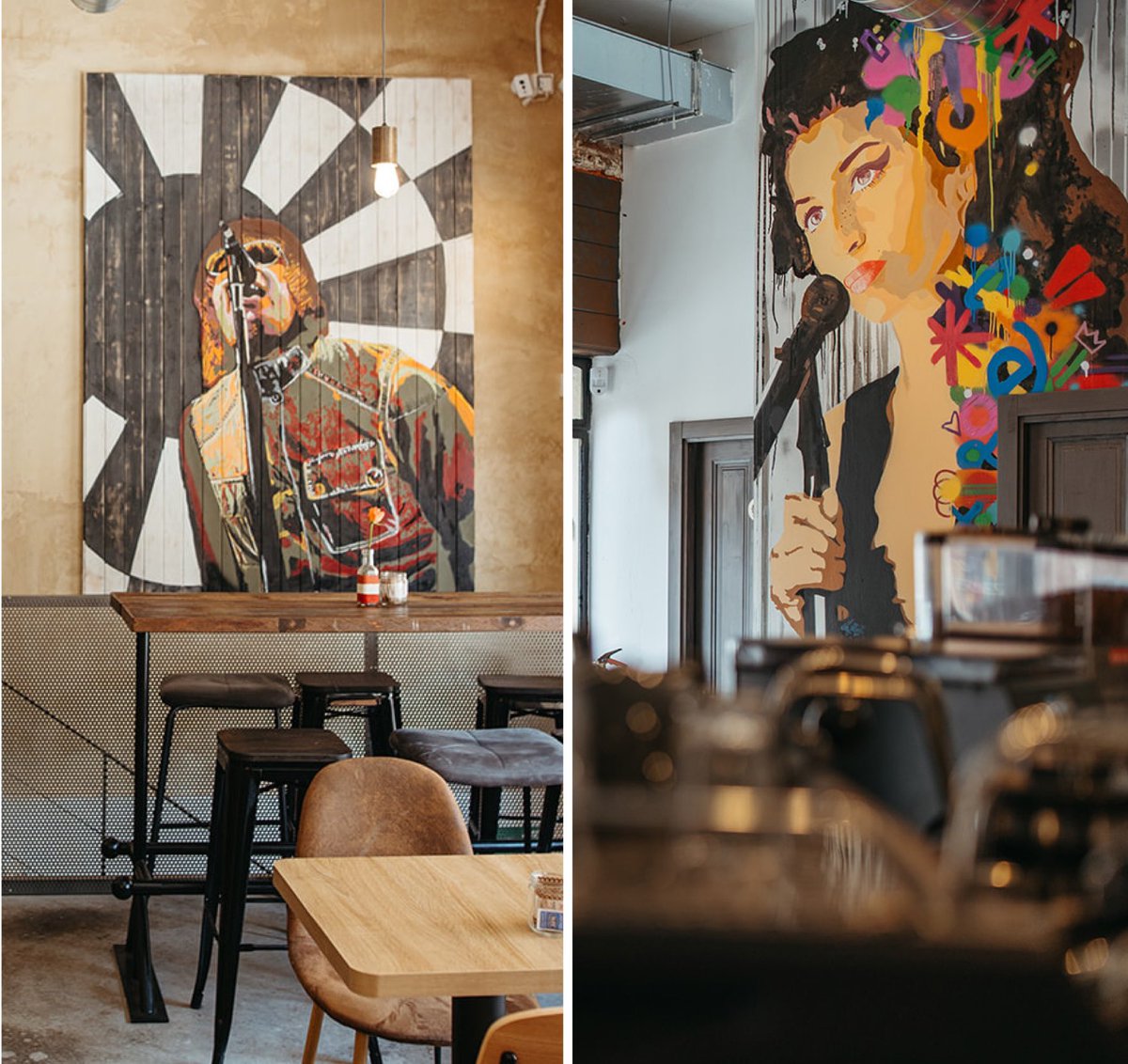 Estamos encantados de seguir escuchando que os encantan nuestros #murales de Amy Winehouse y Liam Gallagher😉gracias a <a href="/bombardearte/">Bombardearte</a> por plasmarlos con tanto cariño👏🏼
#CamdencoffeeRoasters #solobuencafe
#cafe #madrid #cafedeespecialidad #artwall #amywinehouse #liamgallagher