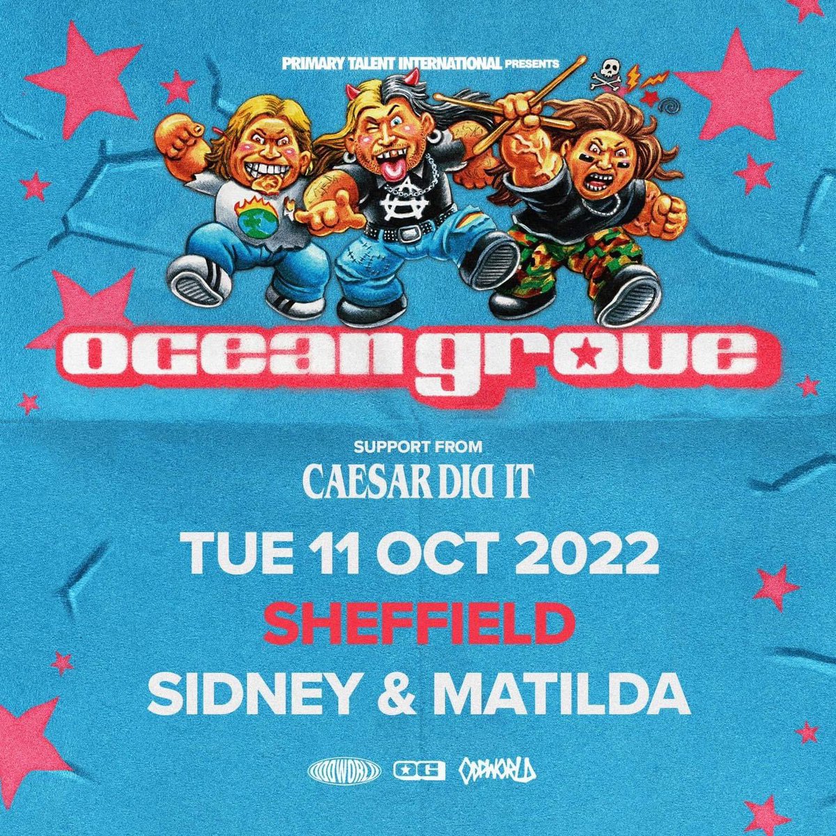 Super stoked to announce that we’re supporting the all mighty @oceangrove at @sidneymatilda next Tuesday . Get your tickets here ⬇️ theleadmill.seetickets.com/event/ocean-gr…