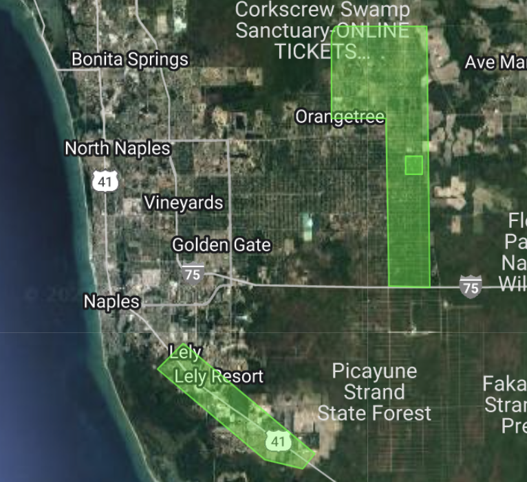 CollierMosquito's tweet photo. Field data indicates high numbers of #mosquitoes in northern & eastern Golden Gate Estates, East Naples, and Henderson Creek, which will be treated by airplane applying Dibrom on 10/5 after 9 PM. Details at https://t.co/IopHBb51FB #FightTheBiteCollier #239MC https://t.co/TJCiyIligL