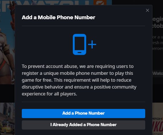 BitchAssBowie's tweet photo. Overwatch 2 requires your phone number but only players with post paid plans are allowed to play the game

then for the lucky few that did get in, couldnt even play because of a major DDOS attack crippling the game on launch day 

Overwatch is on a speed run to being a dead game https://t.co/6E8K6BbkQ1
