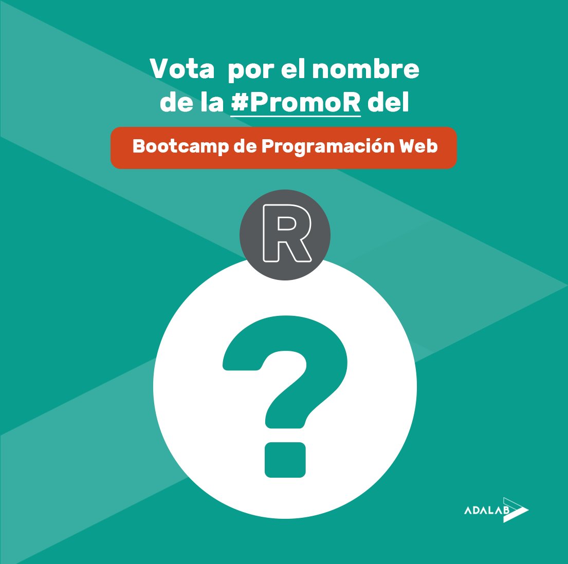 Adalab_Digital's tweet photo. Cada promo de @adalab_digital homenajea a una #mujer #científica cuyo nombre/apellido empiece por la letra equivalente al nº de ese curso.
Toca bautizar a la 18ª promo del Bootcamp #ProgramaciónWeb (#PromoR) y tras una 1ª ronda de votos con alumnas es el turno de que vote Twitter https://t.co/iCSp9qNZVw