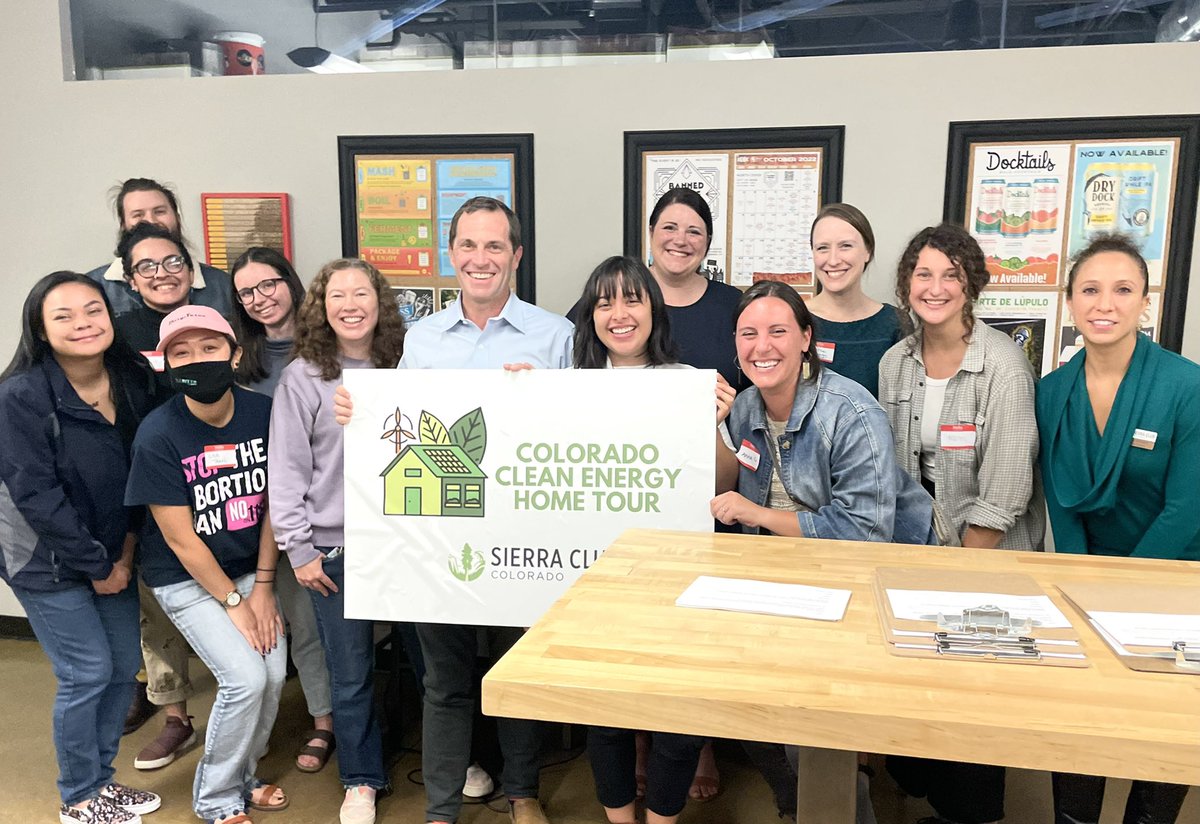Colorado Sierra Club (@sierraclubco) on Twitter photo Big thanks to <a href="/RepJasonCrow/">Rep. Jason Crow</a> and <a href="/Murillo4Aurora/">Crystal Murillo</a> for joining staff and volunteers in Aurora last night to discuss Colorado #IRA implementation over a beer at <a href="/DryDockBrewing/">Dry Dock Brewing</a> as stop #2 of our Fall 2022 Clean Energy Home Tour!! Big thanks to <a href="/RepJasonCrow/">Rep. Jason Crow</a> and <a href="/Murillo4Aurora/">Crystal Murillo</a> for joining staff and volunteers in Aurora last night to discuss Colorado #IRA implementation over a beer at <a href="/DryDockBrewing/">Dry Dock Brewing</a> as stop #2 of our Fall 2022 Clean Energy Home Tour!!