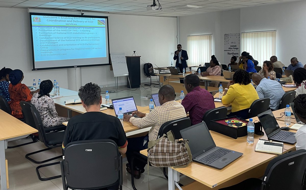 PatrickCodjia's tweet photo. @ Today's National Multisectoral #EarlyChildhoodDevelopment Programme (#NMECDP) secretariat meeting: We discussed the progress in #ECD programming π to the leadership of the Ministry of Community Development, Gender, Women & Special Groups (MCDGWSG) w/ the support of partners https://t.co/2f1K3uh7nv