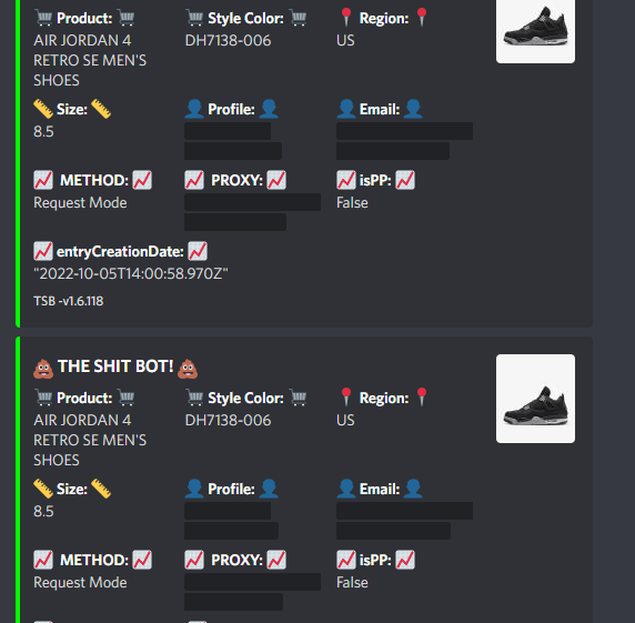 DougGuinn4's tweet photo. thank you @The_Shit_Bot &amp; @Ghostaccs 
only 2 pairs today but hope to hit more on next drops! 🙏 https://t.co/60K4t2xUj4